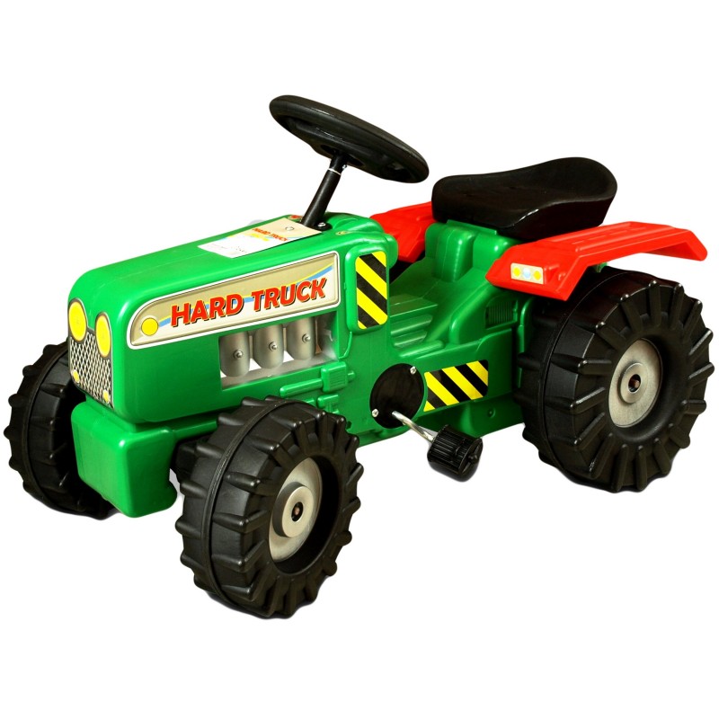 Tractor cu pedale Hard Truck green