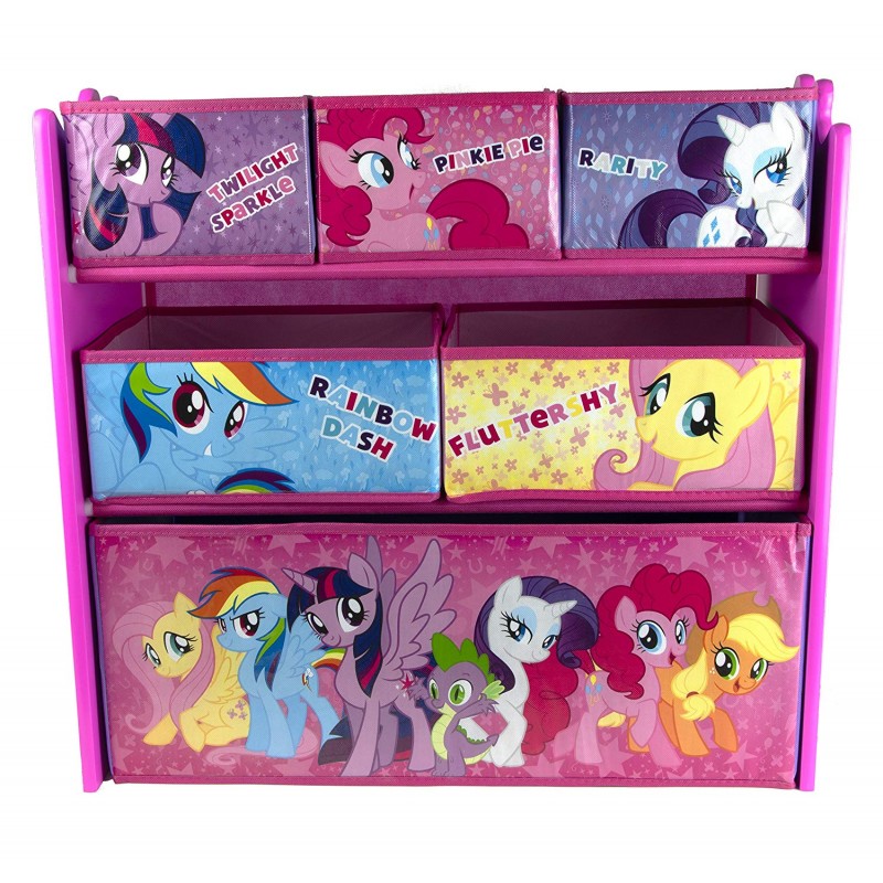 Organizator jucarii cu cadru din lemn My Little Pony image 1