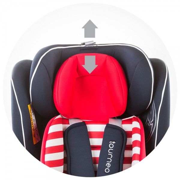 Scaun auto Chipolino Tourneo 0-36 kg stripes cu sistem Isofix image 3