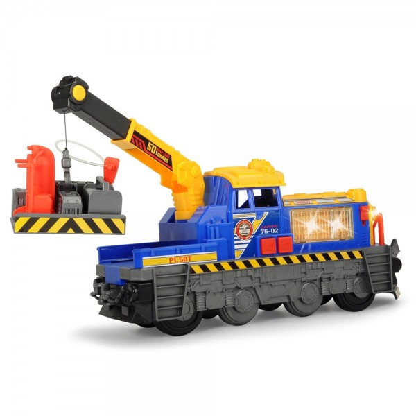 Locomotiva Dickie Toys Cargo 75-02 cu sunete si lumini image 2