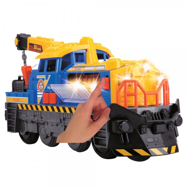 Locomotiva Dickie Toys Cargo 75-02 cu sunete si lumini image 3