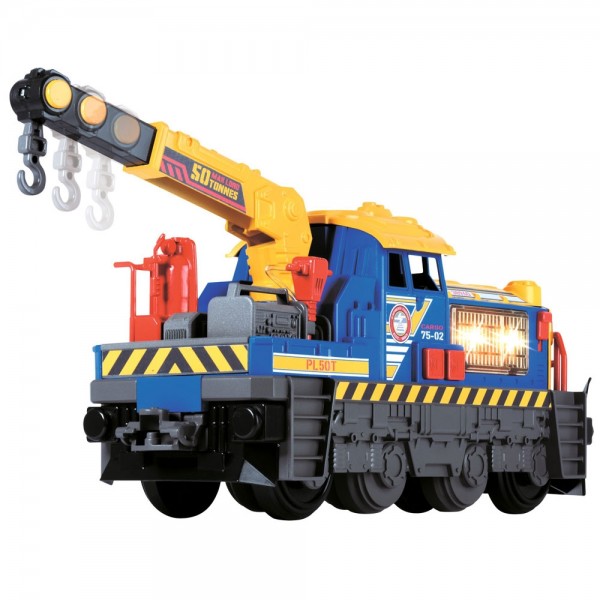 Locomotiva Dickie Toys Cargo 75-02 cu sunete si lumini image 4