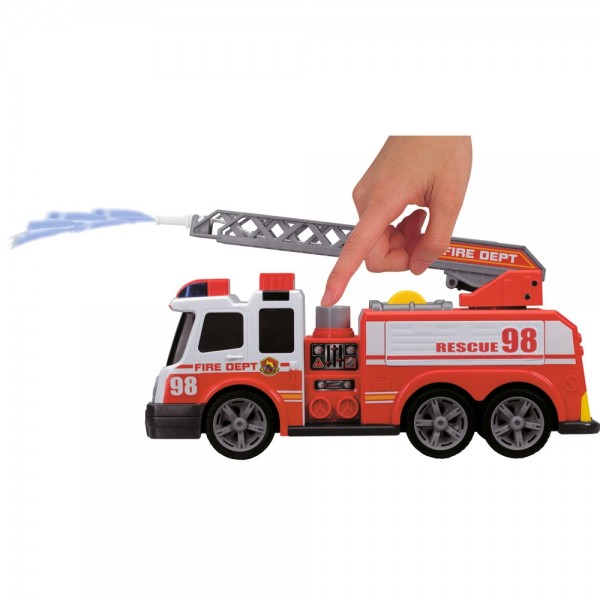 Masina de pompieri Dickie Toys Fire Dept 98 cu sunete si lumini image 7