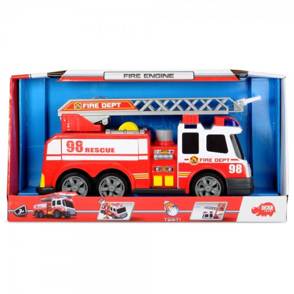 Masina de pompieri Dickie Toys Fire Dept 98 cu sunete si lumini image 8