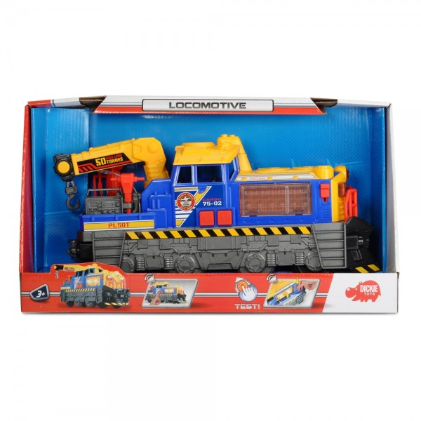 Locomotiva Dickie Toys Cargo 75-02 cu sunete si lumini image 6