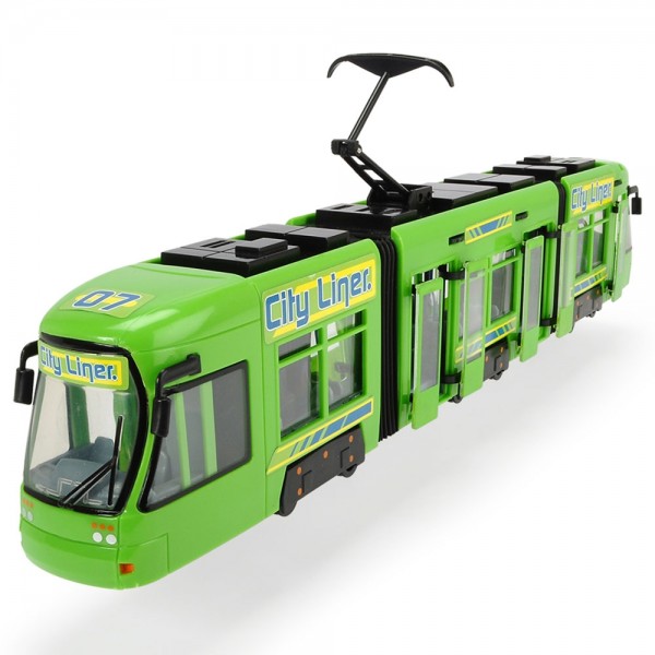 Tramvai Dickie Toys City Liner verde image 1