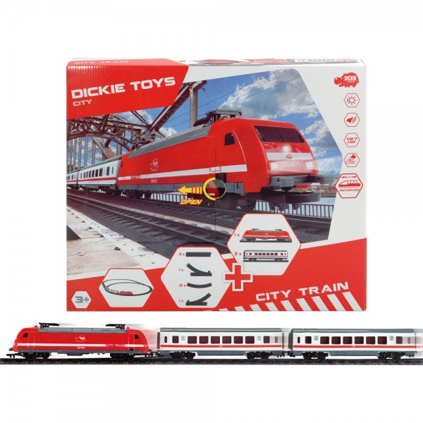 Set Dickie Toys Tren City Train cu sine image 6