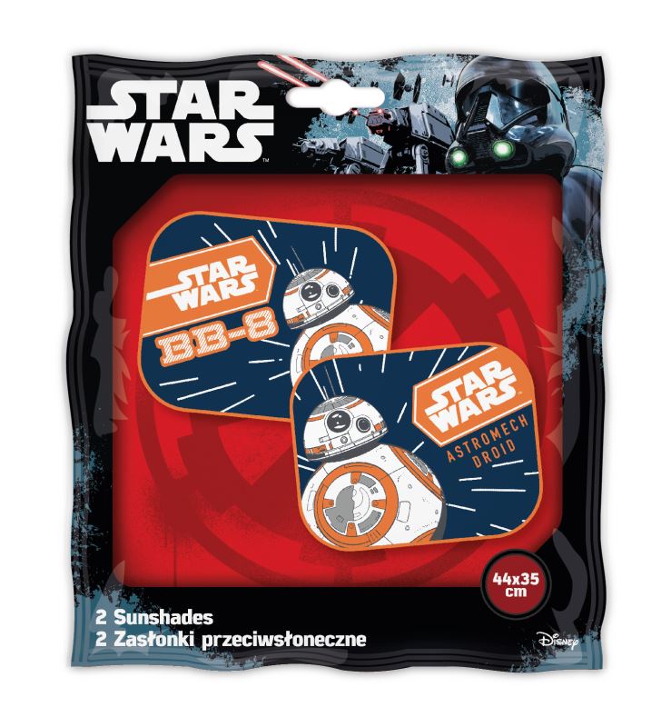 Set 2 parasolare auto Star Wars - BB8