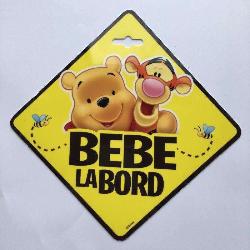 Semn auto Bebe la Bord - Winnie the Pooh SEV9628 image 2