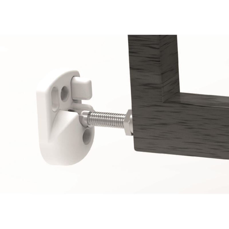 Poarta de siguranta extensibila Noma, 64 ? 100 cm, lemn negru, N93743 image 1