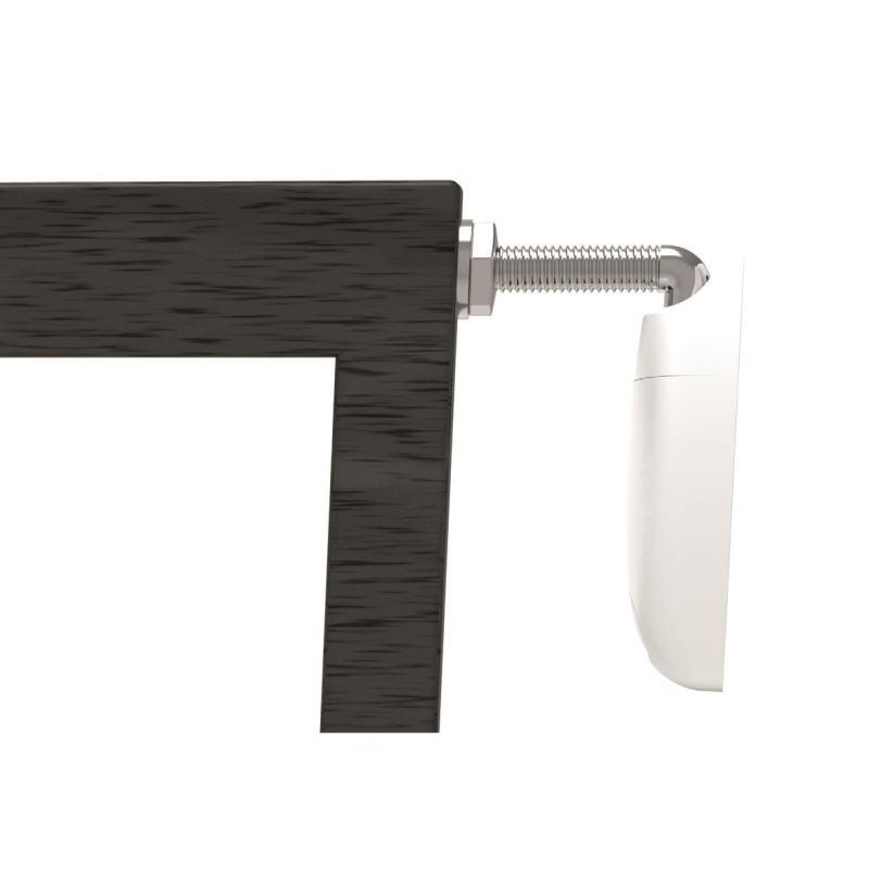 Poarta de siguranta extensibila Noma, 64 ? 100 cm, lemn negru, N93743 image 3