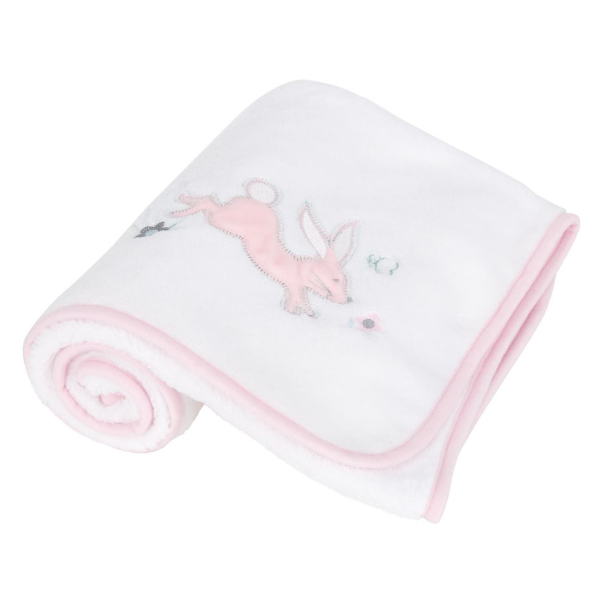 Paturica pufoasa din fleece 90x70 cm Comfi Love Rabbit 844302