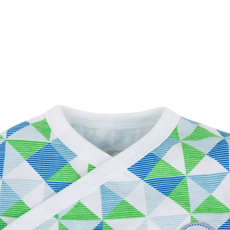 Gmini Salopeta pentru bebelusi Plus Mint- Figuri Geometrice image 4