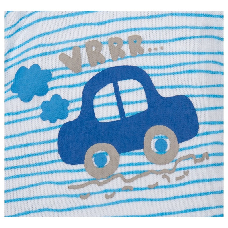 Gmini Salopeta pentru bebelusi- liniute si masinuta 86 image 2