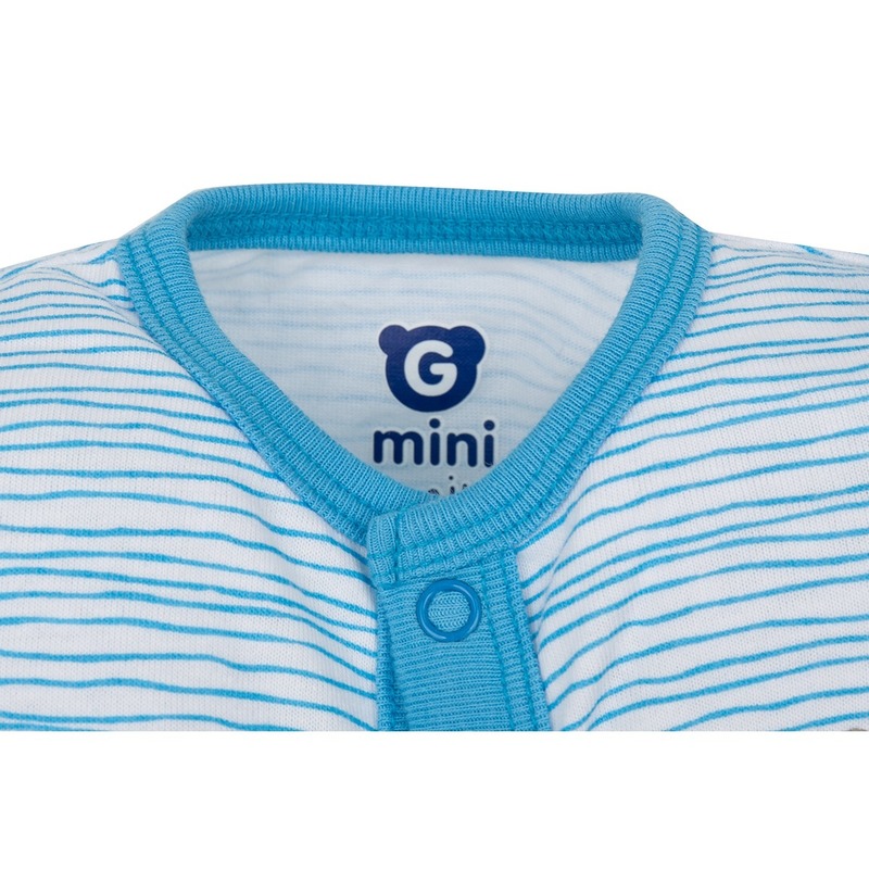 Gmini Salopeta pentru bebelusi- liniute si masinuta 80 image 1