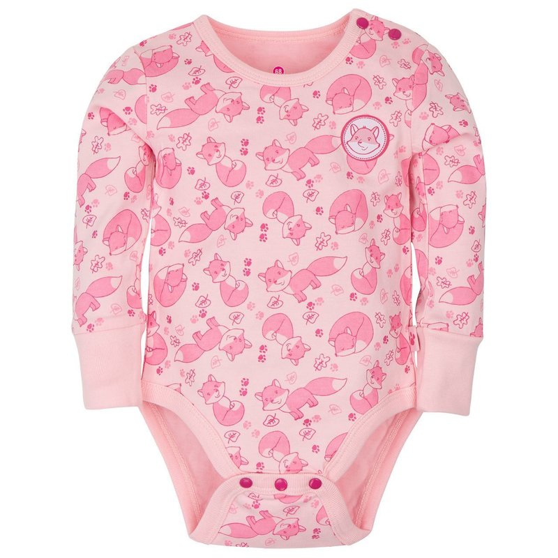 Gmini Body cu maneca lunga Pink Fox