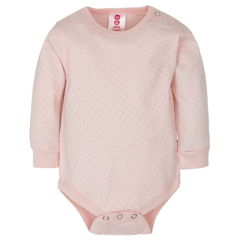 Gmini Body cu maneca lunga Basic Pink Dots