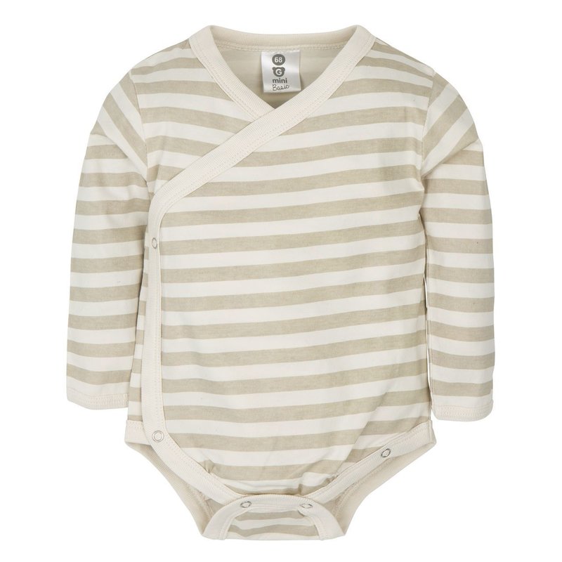 Gmini Body cu maneca lunga Basic Extra Beige Stripes