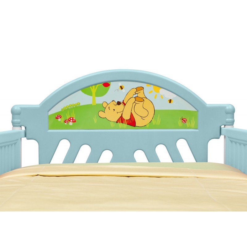 Set pat cu cadru metalic Disney Winnie the Pooh si saltea pentru patut Dreamily - 140 x 70 x 10 cm image 2