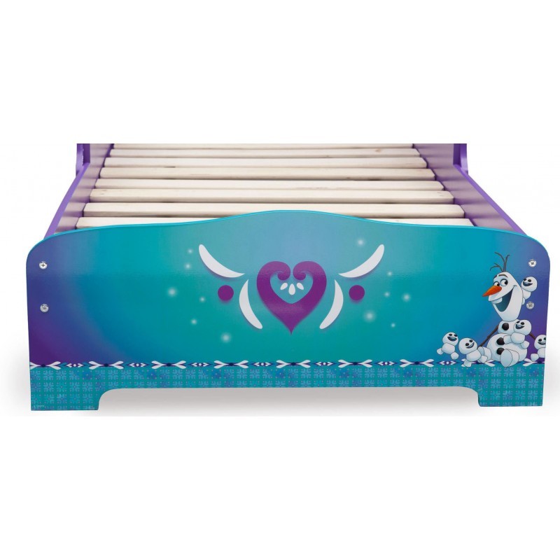 Set pat cu cadru din lemn Frozen si saltea pentru patut Dreamily - 140 x 70 x 10 cm image 2