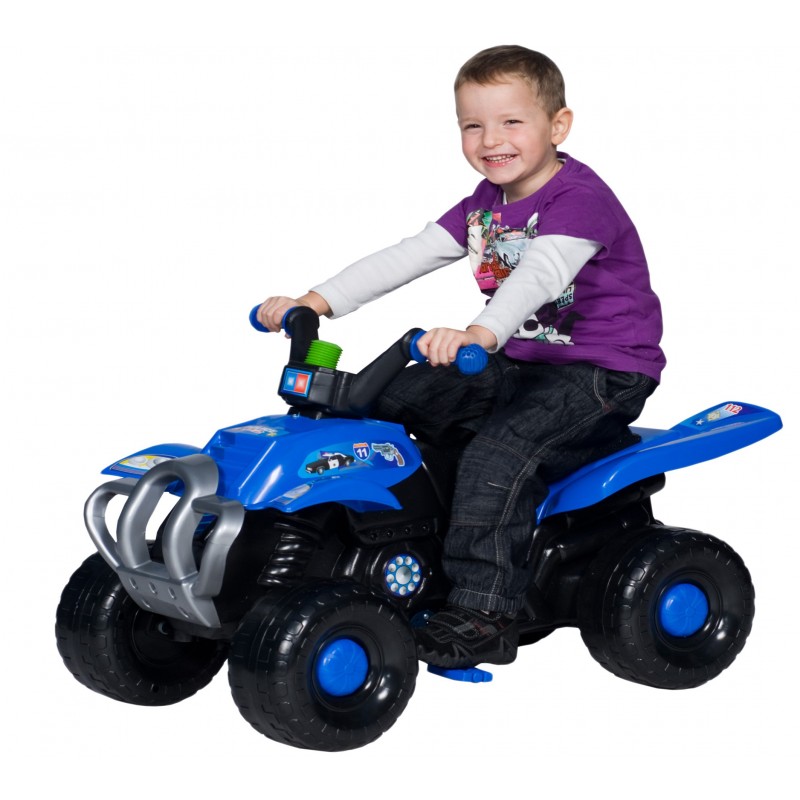 Quad cu pedale Blue Police image 1