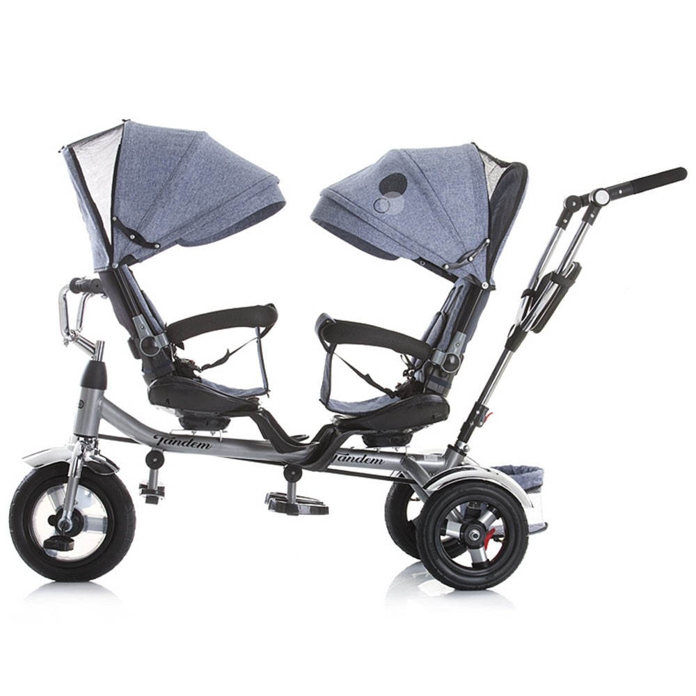 Tricicleta gemeni Chipolino Tandem beige image 2
