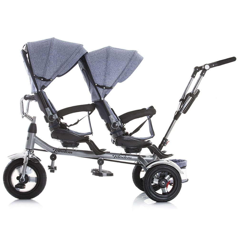 Tricicleta gemeni Chipolino Tandem grey image 4
