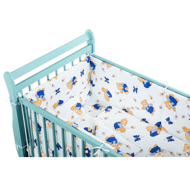 Babyneeds Lenjerie patut 5 piese Ursuleti si albinute image 1