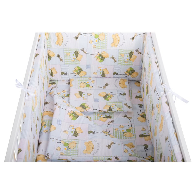 Babyneeds Lenjerie patut 5 piese Ursuletul jucaus