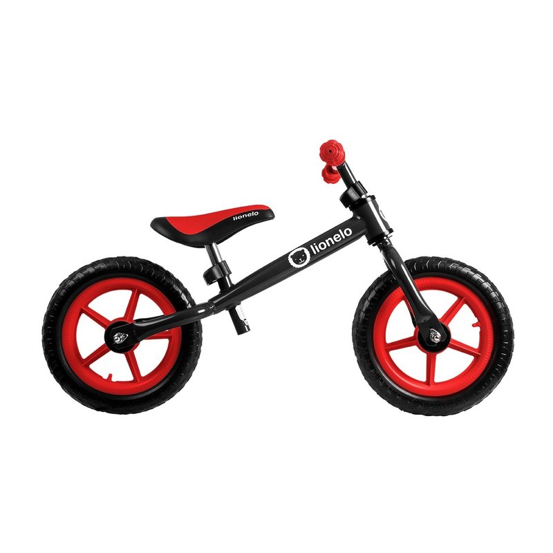 Lionelo Bicicleta fara pedale Fin Plus Black/ Red image 2