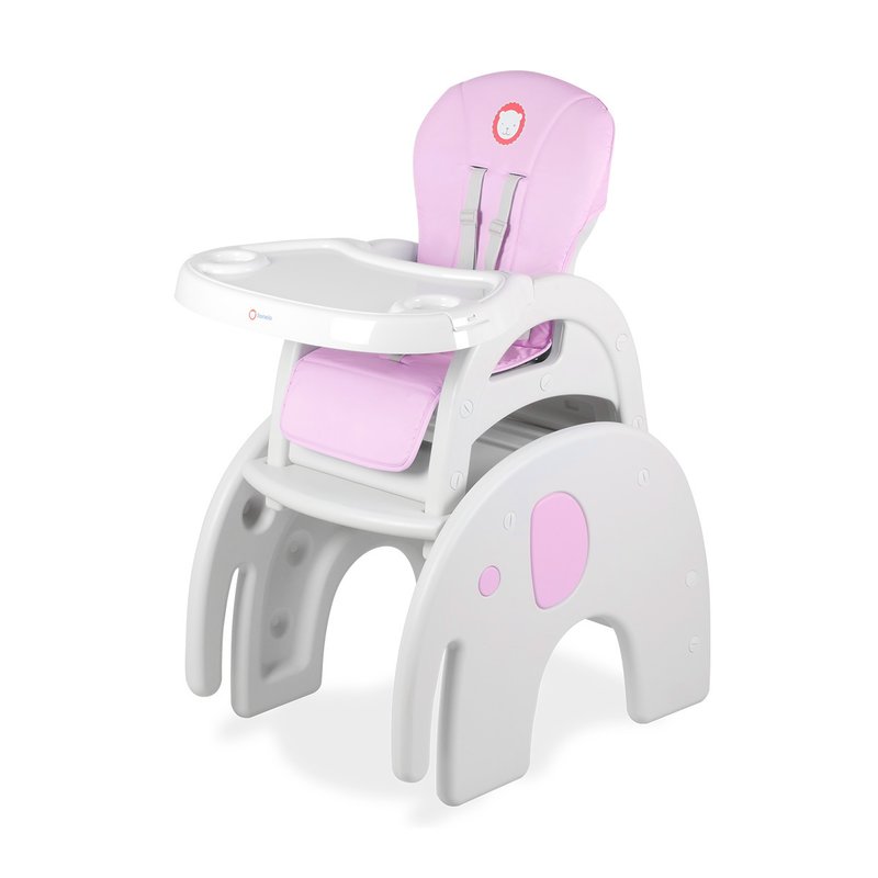 Lionelo - Scaun de masa 2 in 1 Eli Pink