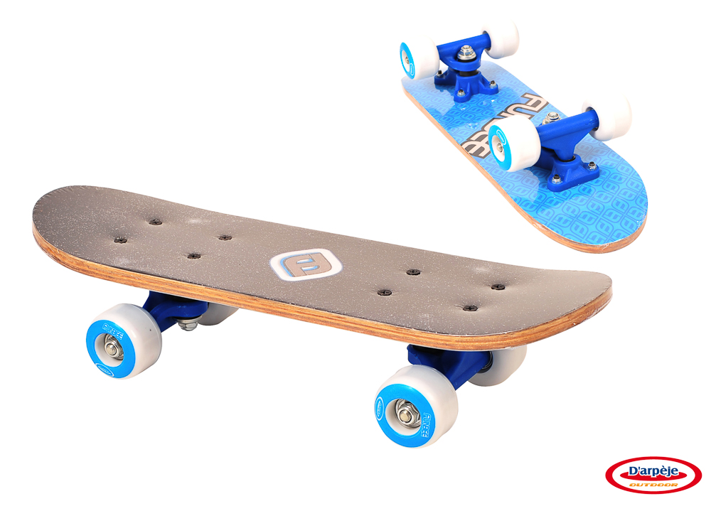 Funbee - Mini Skateboard Albastru - 43 Cm