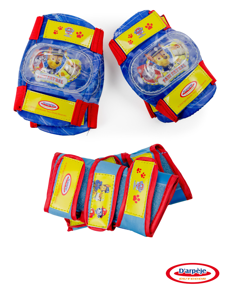 Paw Patrol - Set Protectie (Genunchiere, Cotiere, Protectie Incheieturi)