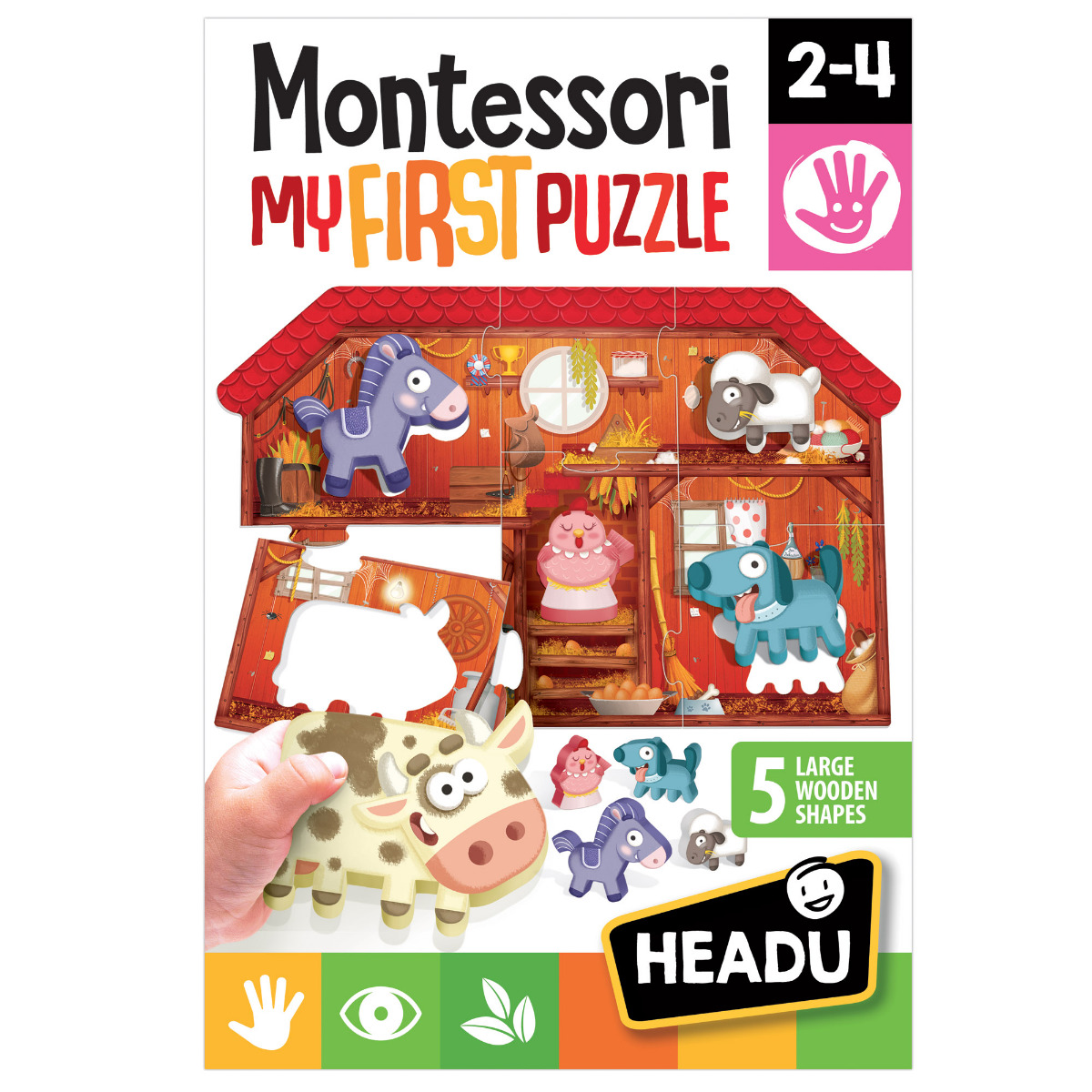 Montessori Primul Meu Puzzle - Ferma image 2