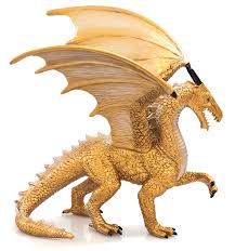 Figurina Dragon Auriu