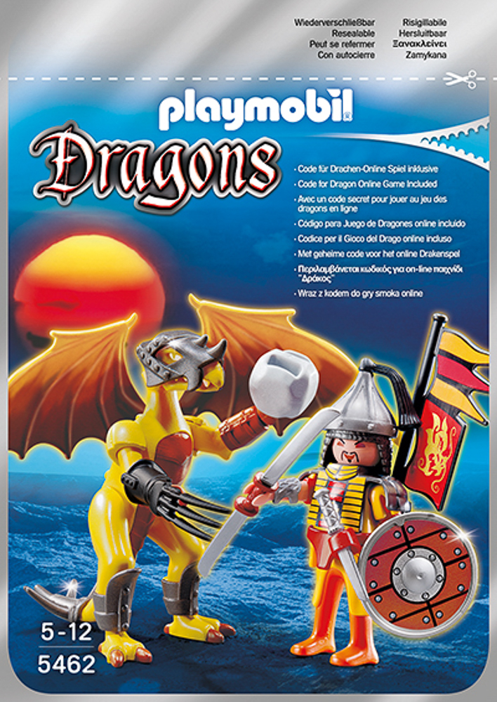 Dragonul Pietrei Cu Luptator image 1