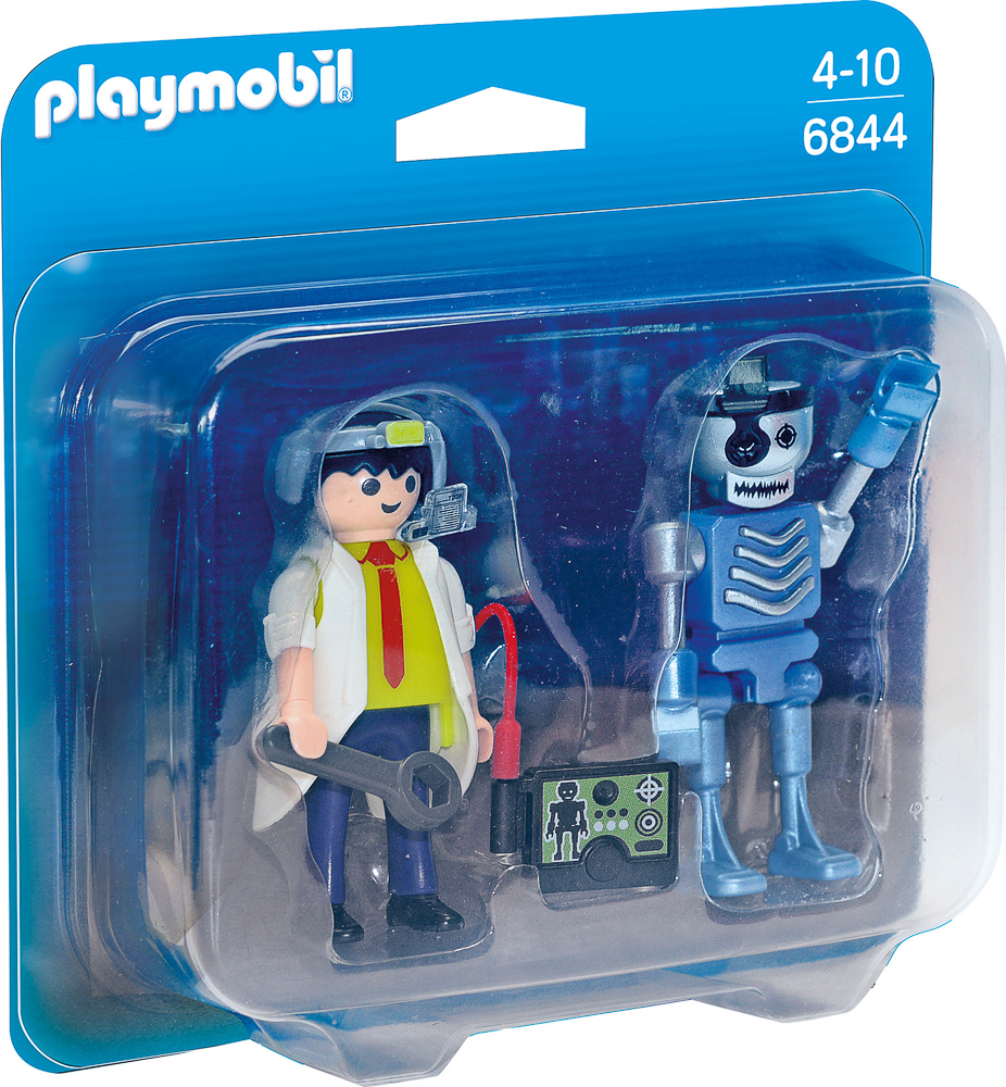 Set 2 Figurine - Om De Stiinta Si Robot image 1