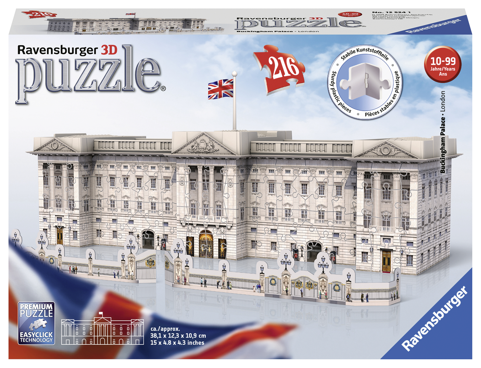 Puzzle 3D Buckingham, 216 Piese