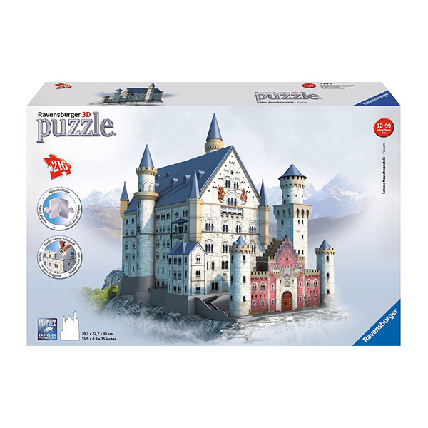 Puzzle 3D Castelul Neuschwanstein, 216 Piese