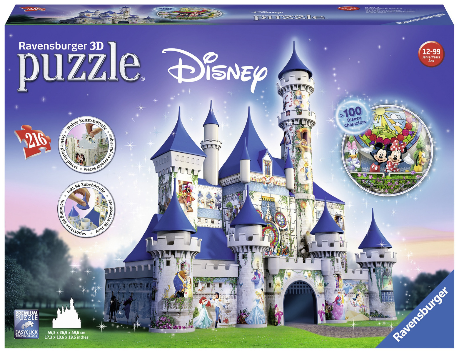 Puzzle 3D Castelul Disney,216 Piese image 2