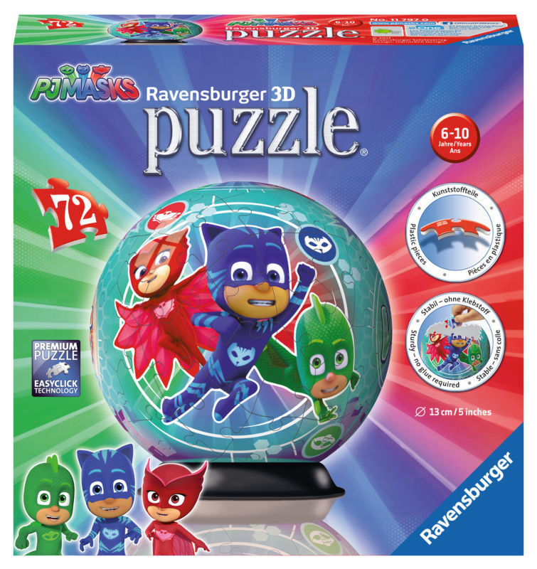 Puzzle 3D Glob, 72 Piese image 1