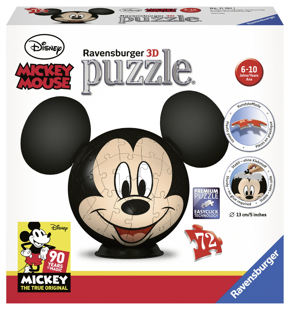 Puzzle 3D Mickey Mouse, 72 Piese image 1