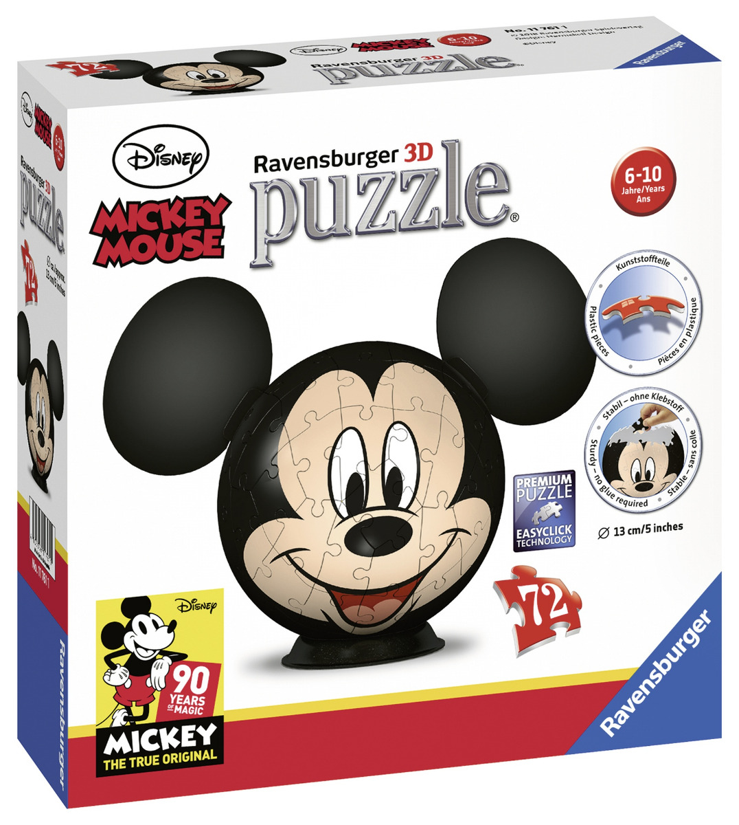 Puzzle 3D Mickey Mouse, 72 Piese image 2