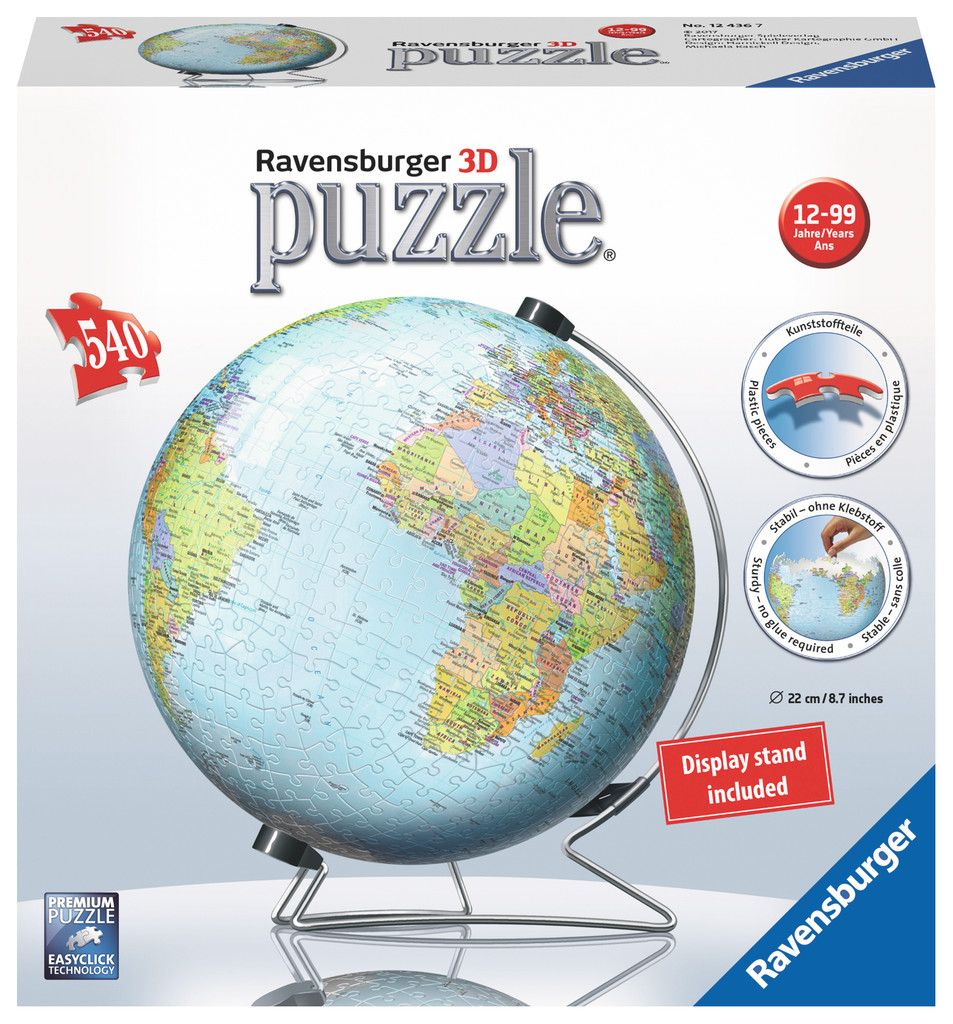 Puzzle 3D Pamantul, 540 Piese image 1