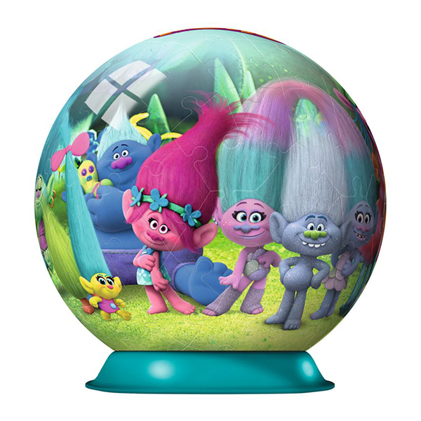 Puzzle 3D Trolls, 72 Piese 