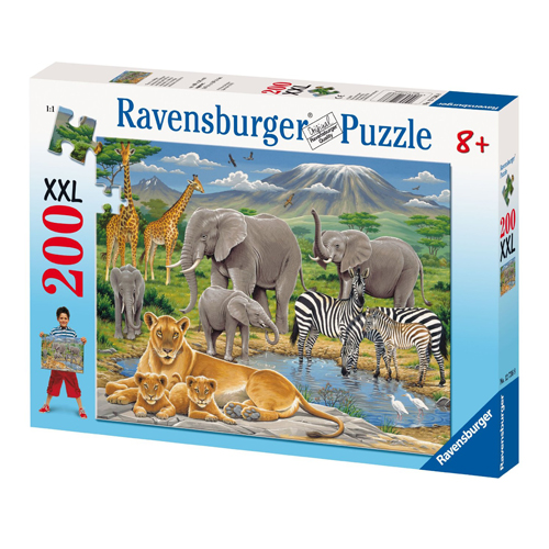 Puzzle Animale In Africa, 200 Piese