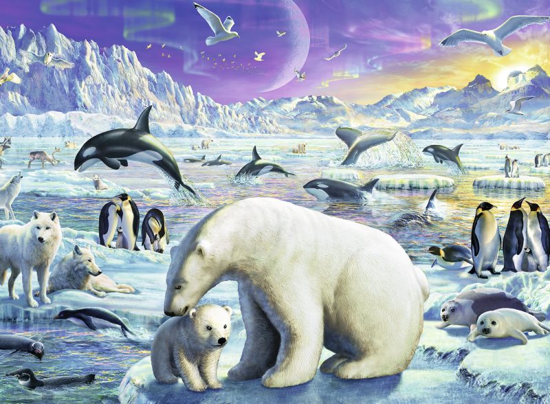 Puzzle Animale Polare, 300 Piese image 1