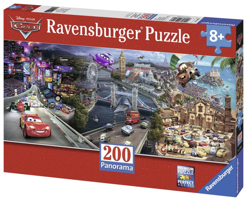Puzzle Cars Panoramic, 200 Piese image 1