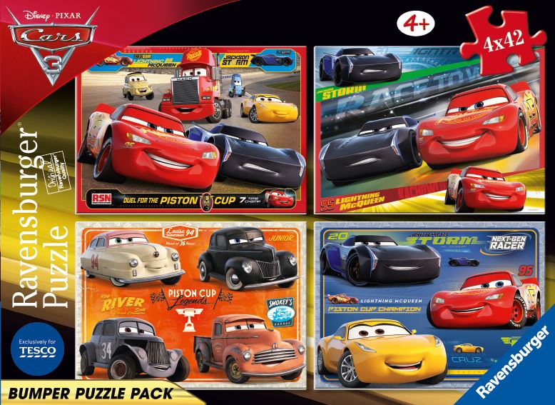 Puzzle Cars, 4X42 Piese