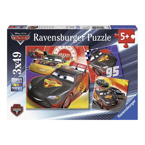 Puzzle Cars-Aventura Pe Sosea, 3X49 Piese